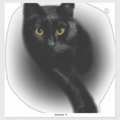 黒猫ファイリング爪、 ネイル シール (シート)