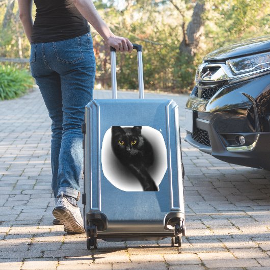 黒猫ファイリング爪、 ネイル シール (スーツケースインサイチュ)