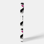 黒猫ファンシー柄モノグラ予測できなム Case-Mate iPhoneケース (裏面 / 右)