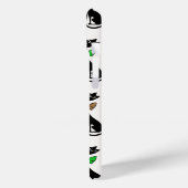 黒猫ファンシー柄モノグラ予測できなム Case-Mate iPhoneケース (裏面 / 左)