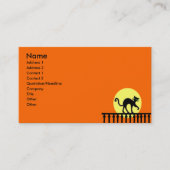 黒猫フェンスムーン 名刺 (正面)