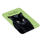 黒猫フォトキッ実在チン冷蔵庫用マグネット マグネット (右側)