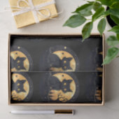 黒猫フルムーンシチュアルブラックハロウィーン 薄葉紙 (ギフト)