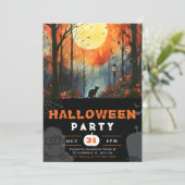 黒猫フルムーンフォレストブラックハロウィーン 招待状 (スタンド正面)