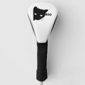 黒猫ブハロウィーンギフト猫 ゴルフヘッドカバー (正面)