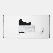 黒猫ブハロウィーンギフト猫 デスクマット (キーボード&マウス)