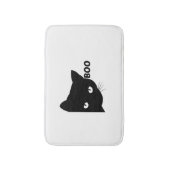 黒猫ブハロウィーンギフト猫 バスマット (正面縦)