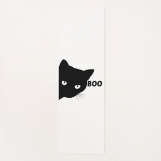 黒猫ブハロウィーンギフト猫 ヨガマット
