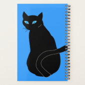 黒猫プランナーカスタム文字名Year / Colors プランナー手帳 (裏面)