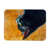 黒猫プロフィール マグネット (横)