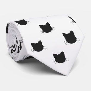 黒猫ヘッドネックタイ ネクタイ