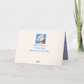 黒猫ベストダッドエバー 父の日 カード (裏面)