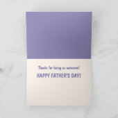 黒猫ベストダッドエバー 父の日 カード (内部)