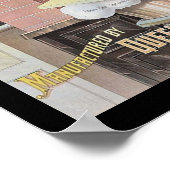 黒猫ベーキングソーダバッファローニューヨーク葉書 ポスター (角)