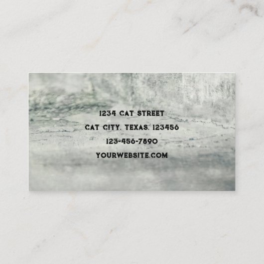 黒猫ペットケア 名刺 (裏面)