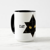 黒猫ペンタグラム・ハロウィンの魔法 マグカップ (正面左)