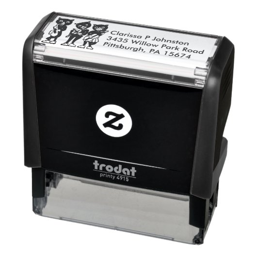 黒猫ホワイトシューズ遊の音楽 セルフインキングスタンプ (商品)