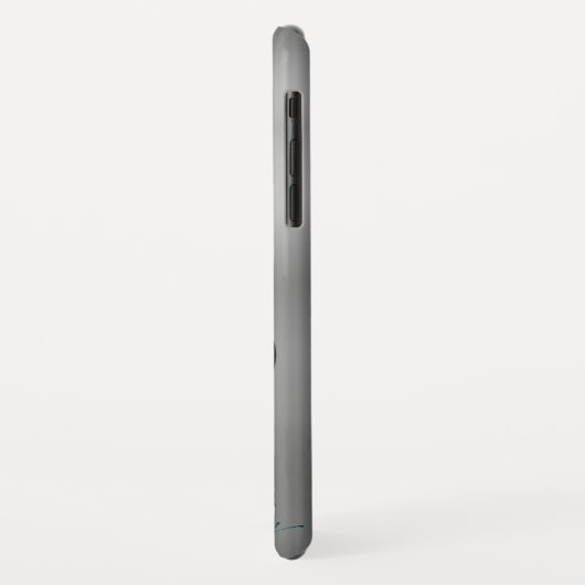 黒猫ホワイト Case-Mate iPhoneケース (裏面/左)