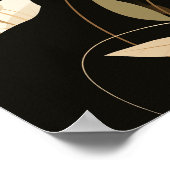 黒猫ボホモダンアート ポスター (角)