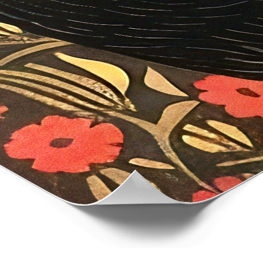 黒猫ポスター ポスター (角)