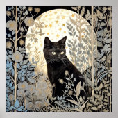 黒猫ポスター ポスター (正面)