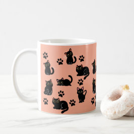 黒猫マグカップギフト ねこ好きさんへのプレゼントに コーヒーマグカップ