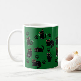 黒猫マグカップギフト:猫好きへのプレゼント コーヒーマグカップ