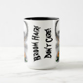 黒猫マグカップ付きハロウィーン魔女 マグカップ (中央)