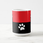 黒猫マグカップ オーダーメイド - 猫好きへのギフト コーヒーマグカップ (中央)