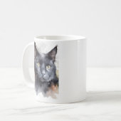 黒猫マグカップ コーヒーマグカップ (正面左)