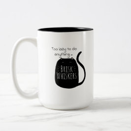 黒猫マグカップ ツートーンマグカップ