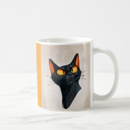 黒猫マグカップ - 猫好きへの可愛いギフト コーヒーマグカップ