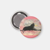 黒猫マグネット マグネット (正面/裏面)