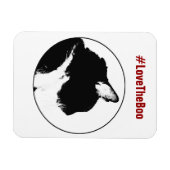 黒猫マグネット マグネット (横)