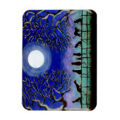 黒猫マグネット「九尾」 マグネット (縦)