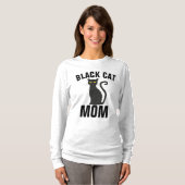 黒猫ママTシャツ Tシャツ (正面フル)