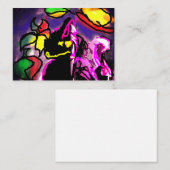 黒猫ミスティ ノートカード (正面/裏面)