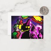 黒猫ミスティ ノートカード (正面/裏面インサイチュ)