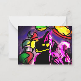 黒猫ミスティ ノートカード