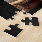 黒猫ミステリー鏡ダークファンタジー ジグソーパズル (側面)