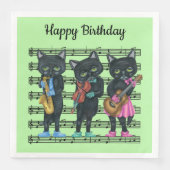 黒猫ミュージシャンカラフルズ楽譜 (正面)