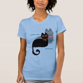 黒猫ミームTシャツ Tシャツ