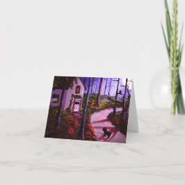 黒猫ムーンミステリーレディーカード制作 カード