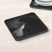黒猫ムーンライトシルエット コースター (左側)