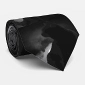 黒猫ムーンライトシルエット ネクタイ (ロール)