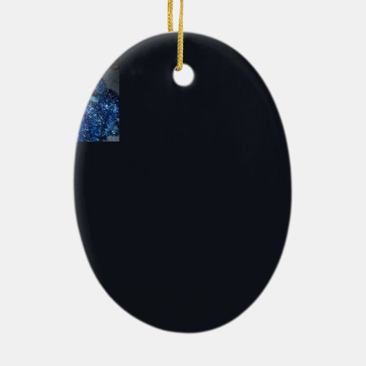 黒猫メリークリスマスオーナメント セラミックオーナメント (裏面)