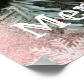 黒猫メリークリスマス ポスター (角)