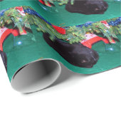 黒猫メリークリスマス    ラッピングペーパー (ロールコーナー)