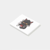 黒猫モーニングコーヒー ポストイット (アングル)