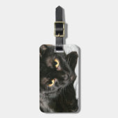 黒猫ラゲッジタグ ラゲッジタグ (正面縦)